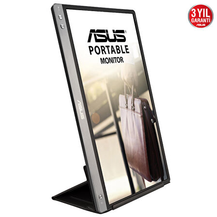 ASUS ZENSCREEN MB14AC 14 TASINABILIR USB MONITOR IPS 1920x1080 5MS USB TYPE-C 3YIL MAT EKRAN . USB TYPE-C to A ADAPTOR. DUSUK MAVI I